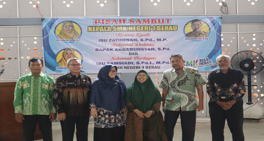 Acara Pisah Sambut Kepala SMKN 1 Berau