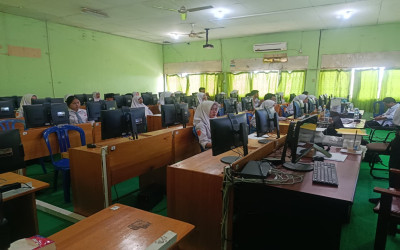 Pelaksanaan TKA Utama di SMKN 1 Berau